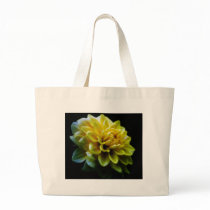 Dahlia flower and meaning canvas bag