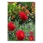 Dahlia Garden ATC Business Card