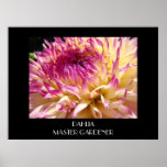 DAHLIA MASTER GARDENER Art Framed Prints Gifts