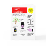 Daily Dadisms Greeting Card
