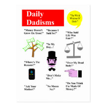 Daily Dadisms Postcard