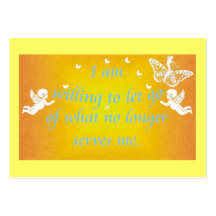 Daily Reminder - Willing To Let Go Business Card