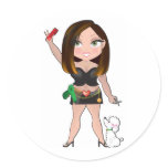 Dainty Hairdresser Nb stickers