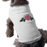 Dainty Pink Rose Doggie Tee Shirt