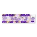 Dainty Purple Flowers bumper stickers