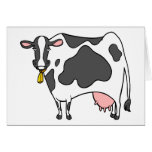 Dairy Cow Cartoon cards