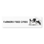 DAIRY COW, PENCIL ART bumper stickers