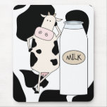 Dairy Cow Pose mousepads