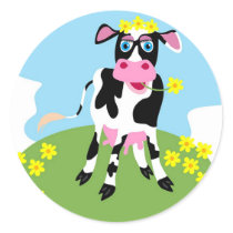 Dairy Cow Sticker
