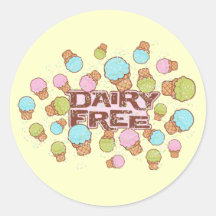 Dairy Cream Ice Cream Stickers