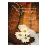Daisies and Boots Wedding Rehearsal Dinner Invite