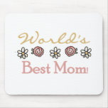 Daisies and Roses World's Best Mum Mousepad
