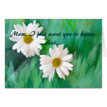 Daisies Angel Mother  Card
