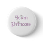 Daisies Asian Princess Pinback Button