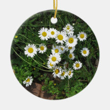 Daisies Christmas Ornament