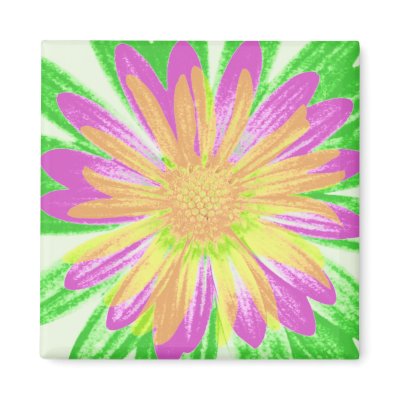 Daisies Magnet by ggbythebay