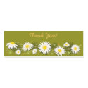 Daisies Thank You Tag Simple business cards