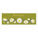 Daisies Thank You Tag Simple business cards