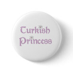 Daisies Turkish Princess Pinback Buttons