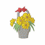 Daisies with Basket embroidered shirts