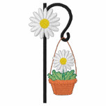 Daisies with Shepherd's Hook embroidered shirts