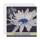 Daisy Blue Centre Flower Party Shower Invitation