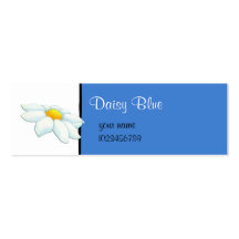 Daisy blue small Business Card