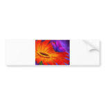 DAISY & BUTTERFLY ART PAINTING - MULTI bumper stickers