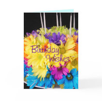 Daisy Cake Birthday card-customise