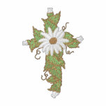Daisy Cross embroidered shirts