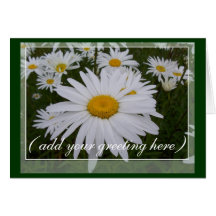 Daisy dreams customisable card