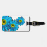 Daisy Flower blue Tag For Bags