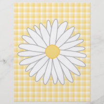 Daisy Flower in Yellow and White. Flyer