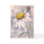 Daisy flower painting art gift cards