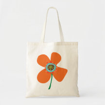 Daisy Flower Pop Fun Summer Daisies Whimsical Cute Canvas Bag