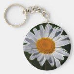 Daisy flower power key chain