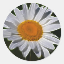 Daisy flower power sticker