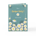 Daisy Garden Birthday Party Invitation 2 cards