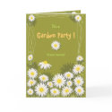 Daisy Garden Birthday Party Invitation cards