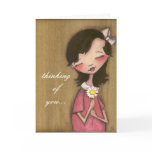 Daisy Girl - Thinking of You - Greeting Card