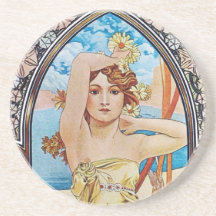 Daisy Goddess Drink Coaster