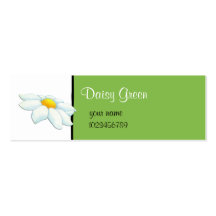 Daisy green small Business Card
