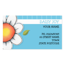 Daisy Joy blue Business Card