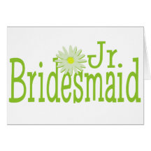 Daisy Jr. Bridesmaid Greeting Cards