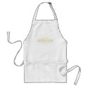 Daisy Line Art aprons