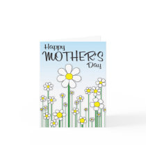 Daisy Mother's Day Card