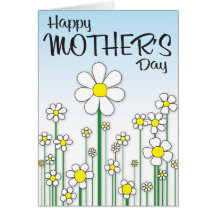Daisy Mother's Day Card