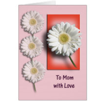Daisy Mother's Day Card