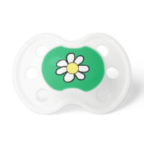 Daisy on Green pacifiers