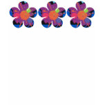 Daisy Paint Splat Lavendar T-Shirt - Customised